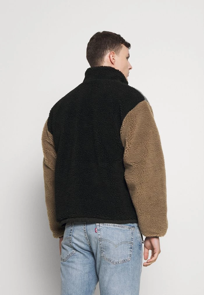 Mennace HENNESSEY OVERHEAD BORG JACKET - Winter Jacket - Black 5 Mennace HENNESSEY OVERHEAD BORG JACKET - Winter Jacket - Black - Image 3