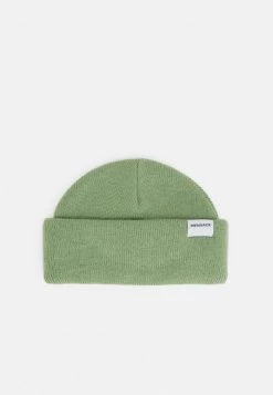 Mennace MINI ROLL BEANIE WITH TAB UNISEX - Beanie - Green