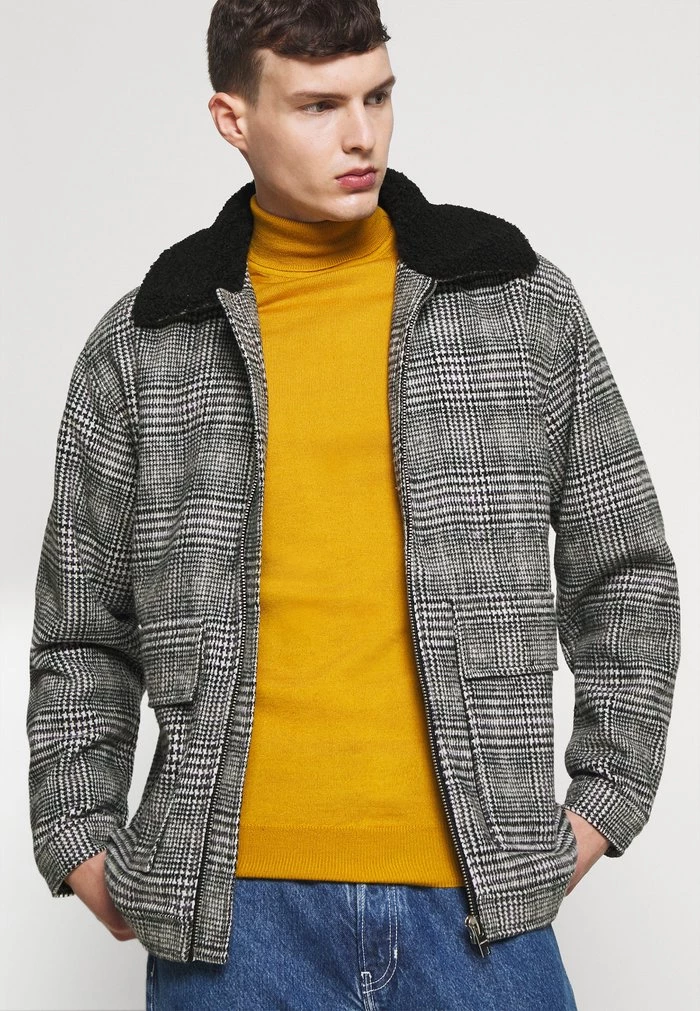 Mennace HENNESSEY BORG COLLAR JACKET - Summer Jacket - Multi 7 Mennace HENNESSEY BORG COLLAR JACKET - Summer Jacket - Multi - Image 5