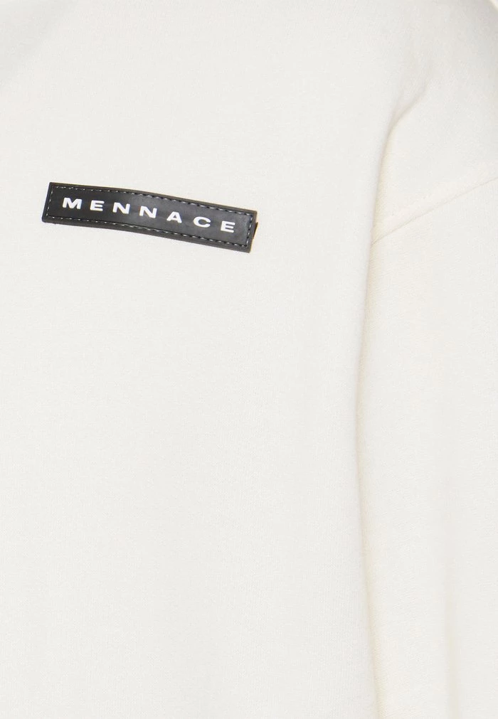 Mennace AFTERMATH BADGE HOODIE UNISEX - Sweatshirt - Off White 5 Mennace AFTERMATH BADGE HOODIE UNISEX - Sweatshirt - Off White - Image 3
