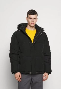 Mennace HENNESSEY OVERSIZED HOODED PUFFER JACKET - Winter Jacket - Black