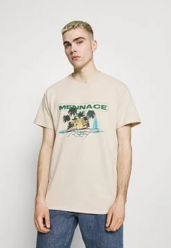 Mennace HAVANA RESORT REGULAR SHIRT - Print T-shirt - Sand