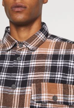 Mennace EVIAN BRUSHED CHECK UNISEX - Summer Jacket - Brown 11 Mennace EVIAN BRUSHED CHECK UNISEX - Summer Jacket - Brown -Mennace Shop Online 140ce2a4307d4e4fa2c766cfabff4df7
