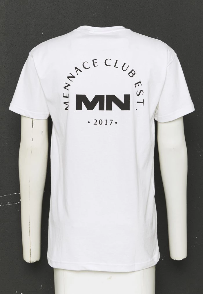 Mennace CLUB UNISEX - Print T-shirt - White 6 Mennace CLUB UNISEX - Print T-shirt - White - Image 4