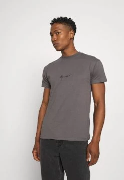 Mennace ESSENTIAL REGULAR TEE - Basic T-shirt - Charcoal