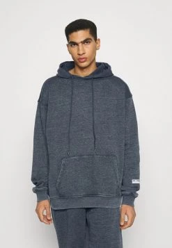 Mennace RECLAIM OVERSIZED HOODIE UNISEX - Sweatshirt - Washed Black