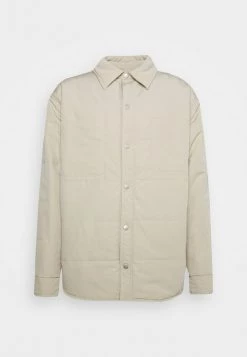 Mennace PADDED OVERSHIRT - Light Jacket - Stone