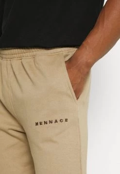 Mennace ESSENTIAL REGULAR JOGGER - Tracksuit Bottoms - Light Brown -Mennace Shop Online 1e819ddf7d884c65a5346a014a0e6ede