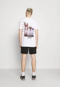 Mennace BREEZE PALM TREE REGULAR - Print T-shirt - Off White