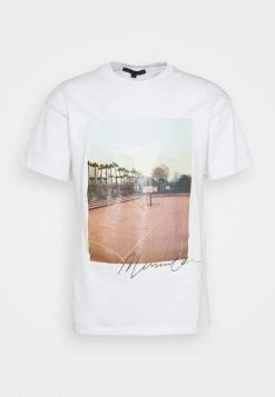 Mennace COURTSIDE BASKETBALL REGULAR - Print T-shirt - White -Mennace Shop Online 21f01521a39044bfa87e6cc82d883f3e