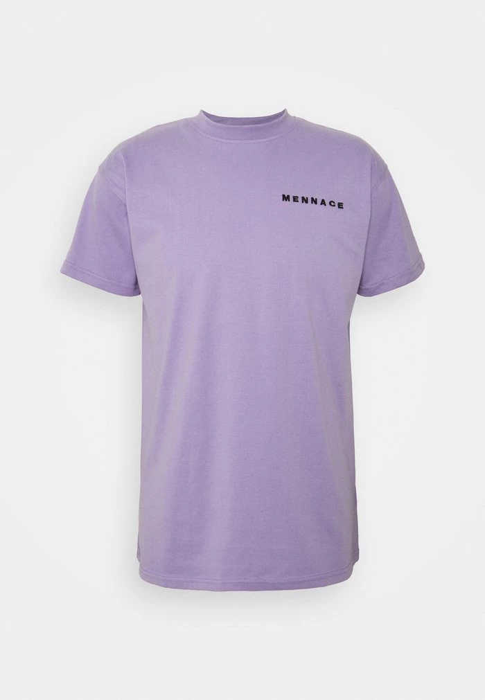 Mennace ESSENTIAL REGULAR UNISEX - Print T-shirt - Lilac 3 Mennace ESSENTIAL REGULAR UNISEX - Print T-shirt - Lilac