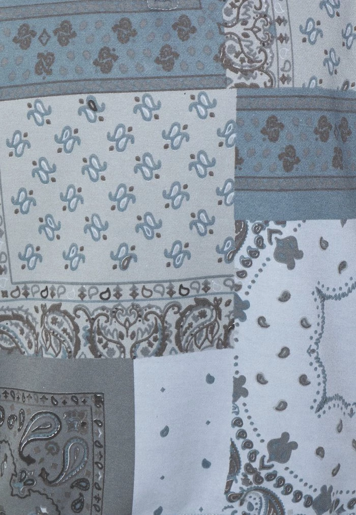 Mennace BANDANA HALF ZIP UNISEX - Zip-up Sweatshirt - Blue 5 Mennace BANDANA HALF ZIP UNISEX - Zip-up Sweatshirt - Blue - Image 3