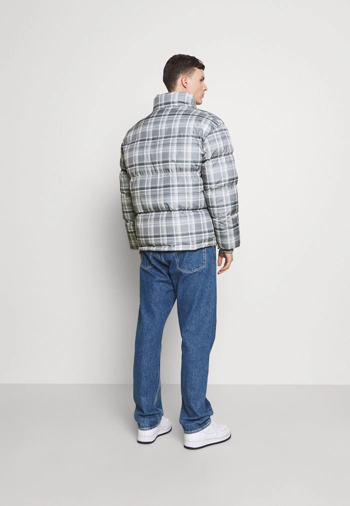 Mennace EVIAN CHECK PUFFER JACKET - Winter Jacket - Blue 5 Mennace EVIAN CHECK PUFFER JACKET - Winter Jacket - Blue - Image 3