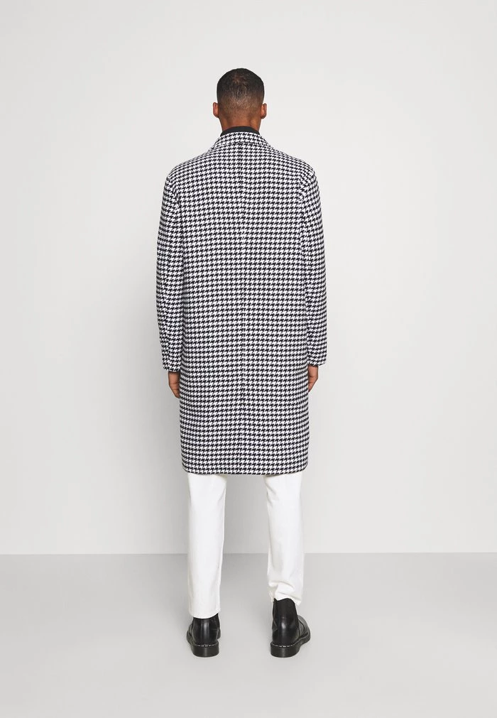 Mennace HENNESSEY HOUNDSTOOTH COAT - Classic Coat - White 5 Mennace HENNESSEY HOUNDSTOOTH COAT - Classic Coat - White - Image 3