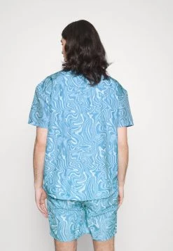 Mennace SWIRL REVERE SHIRT - Shirt - Blue 10 Mennace SWIRL REVERE SHIRT - Shirt - Blue -Mennace Shop Online 2c1ab7ff10694fd98d3dd68f2ea157e3