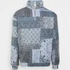 Mennace BANDANA HALF ZIP UNISEX - Zip-up Sweatshirt - Blue -Mennace Shop Online 2fdb66b35bd6478380bc5326e79ea14c