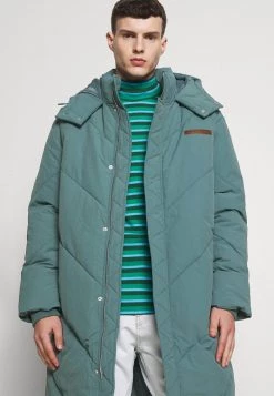 Mennace EVIAN QUILTED MID LENGTH PUFFER JACKET UNISEX - Winter Coat - Green -Mennace Shop Online 31a74df84d4646fc923d37e83ef74048