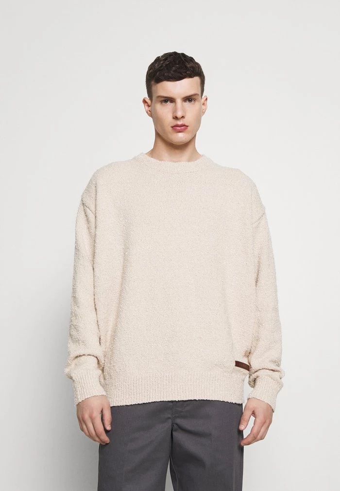 Mennace EVIAN BOUCLE SLOUCH KNIT UNISEX - Jumper - Cream 3 Mennace EVIAN BOUCLE SLOUCH KNIT UNISEX - Jumper - Cream