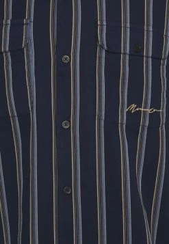 Mennace FINE PREPPY STRIPE UNISEX - Button-down Blouse - Navy -Mennace Shop Online 33b48b9f1dcc401b89d26a77a4fac105