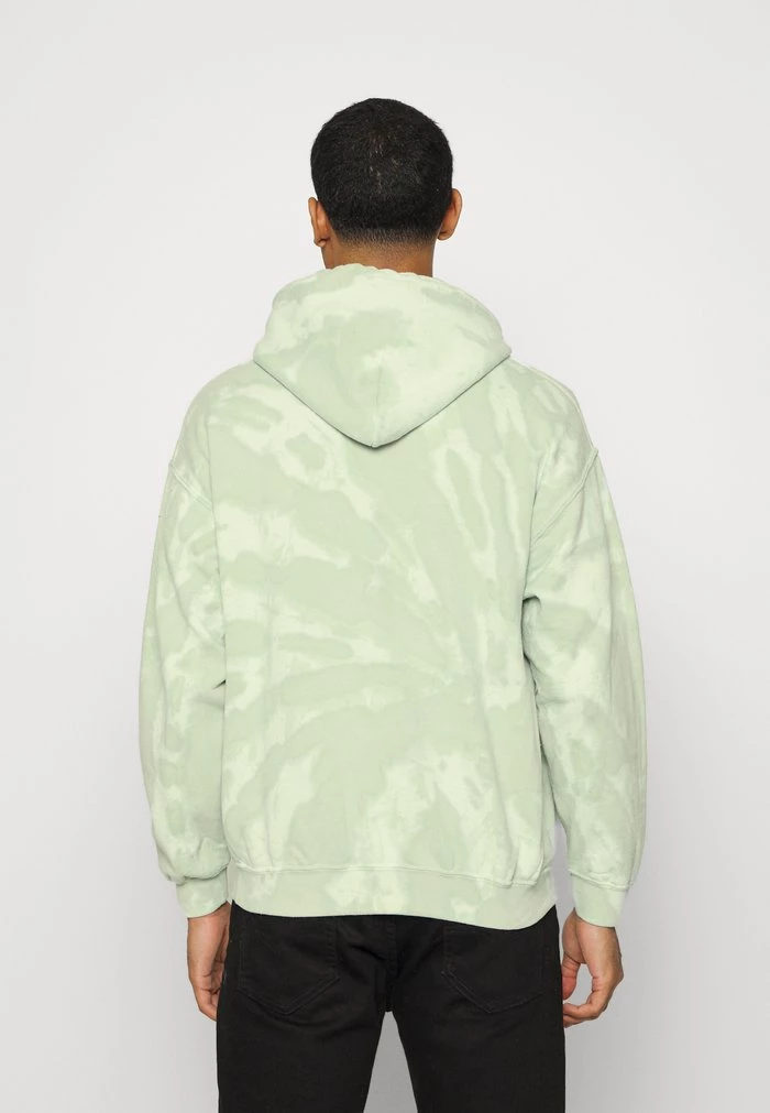 Mennace SWIRL DYE MOTOR HOODIE - Sweatshirt - Light Green 5 Mennace SWIRL DYE MOTOR HOODIE - Sweatshirt - Light Green - Image 3