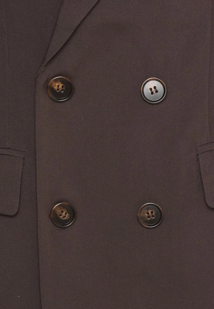 Mennace DOUBLE BREASTED SUIT JACKET - Blazer Jacket - Brown 5 Mennace DOUBLE BREASTED SUIT JACKET - Blazer Jacket - Brown - Image 3