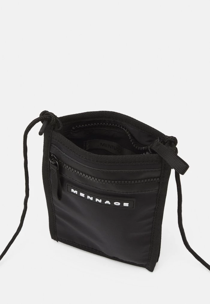 Mennace ZIP NECK POUCH UNISEX - Across Body Bag - Black 5 Mennace ZIP NECK POUCH UNISEX - Across Body Bag - Black - Image 3