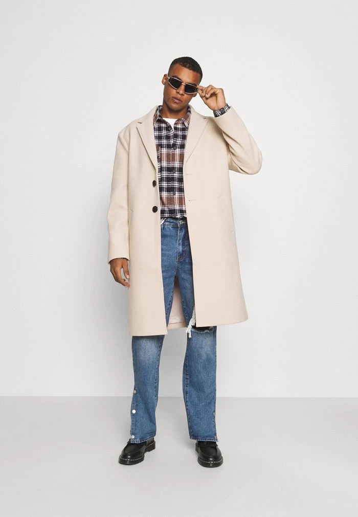 Mennace EVIAN BRUSHED CHECK UNISEX - Summer Jacket - Brown 4 Mennace EVIAN BRUSHED CHECK UNISEX - Summer Jacket - Brown - Image 2