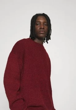 Mennace HENNESSEY BOUCLE KNIT - Jumper - Burgundy 11 Mennace HENNESSEY BOUCLE KNIT - Jumper - Burgundy -Mennace Shop Online 425275b585e74be29759bf72f7115520