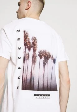 Mennace BREEZE PALM TREE REGULAR - Print T-shirt - Off White -Mennace Shop Online 438ade5b485a49da8e06ec7684a04a94