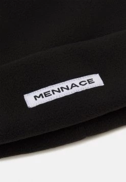 Mennace SHORT BEANIE LABEL UNISEX - Beanie - Black -Mennace Shop Online 448551f0f7234f7e9ee25241370bef04