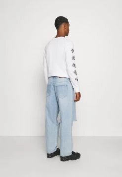 Mennace MIRROR WASHED RIPPED - Relaxed Fit Jeans - Mid Blue Wash 9 Mennace MIRROR WASHED RIPPED - Relaxed Fit Jeans - Mid Blue Wash -Mennace Shop Online 49bd6b2c9bdb456ebf9ececc851f531e