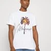 Mennace BURNING PALM REGULAR - Print T-shirt - White -Mennace Shop Online 4b6a29c8202c4ac19606f8aec3261527
