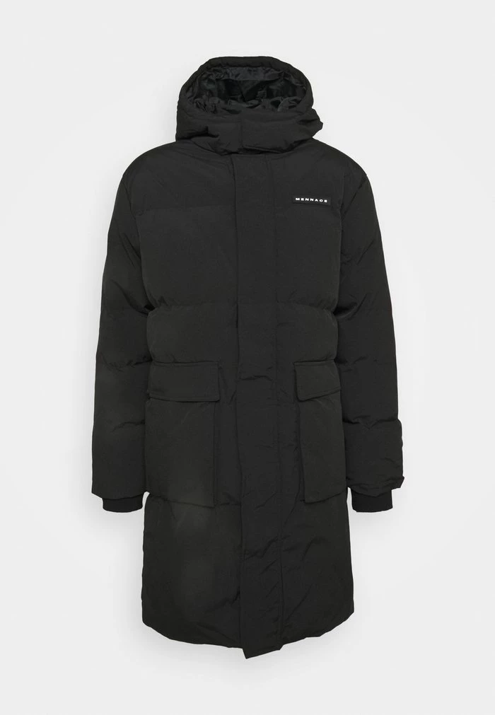 Mennace MIRROR LONGLINE PUFFER JACKET - Winter Coat - Black 6 Mennace MIRROR LONGLINE PUFFER JACKET - Winter Coat - Black - Image 4