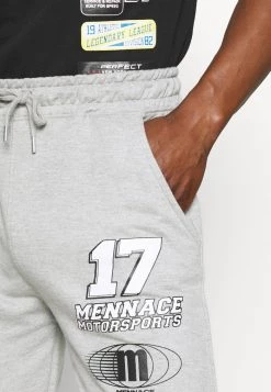 Mennace UNISEX LOGO REGULAR - Tracksuit Bottoms - Light Grey -Mennace Shop Online 4c32fc8b45074aa89e7a4c8c9eeca7bc