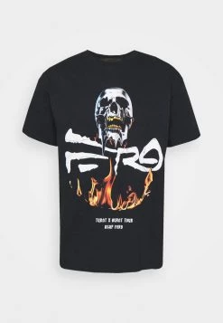 Mennace A$AP FERG FLAME SKULL - Print T-shirt - Black -Mennace Shop Online 4e6e4636f3ca4d788369396d55653d93
