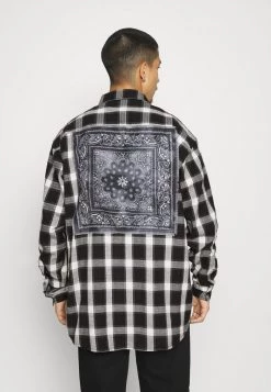 Mennace ROSEBOWL BANDANA AND CHECK SHIRT - Shirt - Black 10 Mennace ROSEBOWL BANDANA AND CHECK SHIRT - Shirt - Black -Mennace Shop Online 4ec0f9ac24234ea2a17897942f7e0e24