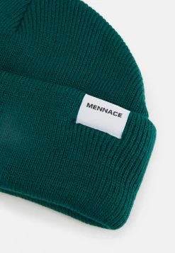 Mennace MINI ROLL BEANIE WITH TAB UNISEX - Beanie - Green -Mennace Shop Online 50d6e93cac814626a9a2f82447fea905