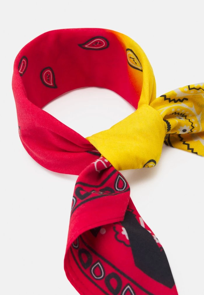 Mennace PAISLEY PRINT BANDANA UNISEX - Foulard - Yellow 4 Mennace PAISLEY PRINT BANDANA UNISEX - Foulard - Yellow - Image 2