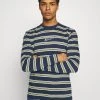 Mennace CLASSIC HORIZONTAL STRIPE UNISEX - Long Sleeved Top - Navy -Mennace Shop Online 54ee05a4c22a41b789a05ef7c4505450