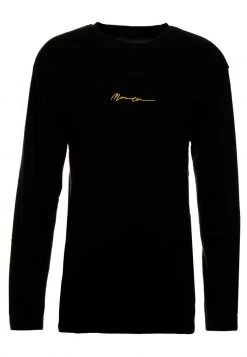 Mennace ESSENTIAL SIGNATURE TEE - Long Sleeved Top - Black -Mennace Shop Online 563a1b9d17e5441b9fafbccf7893f366