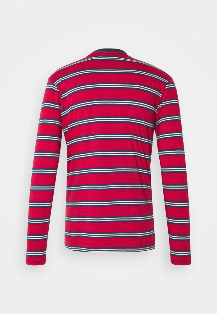 Mennace CLASSIC HORIZONTAL STRIPE UNISEX - Long Sleeved Top - Red 8 Mennace CLASSIC HORIZONTAL STRIPE UNISEX - Long Sleeved Top - Red - Image 6