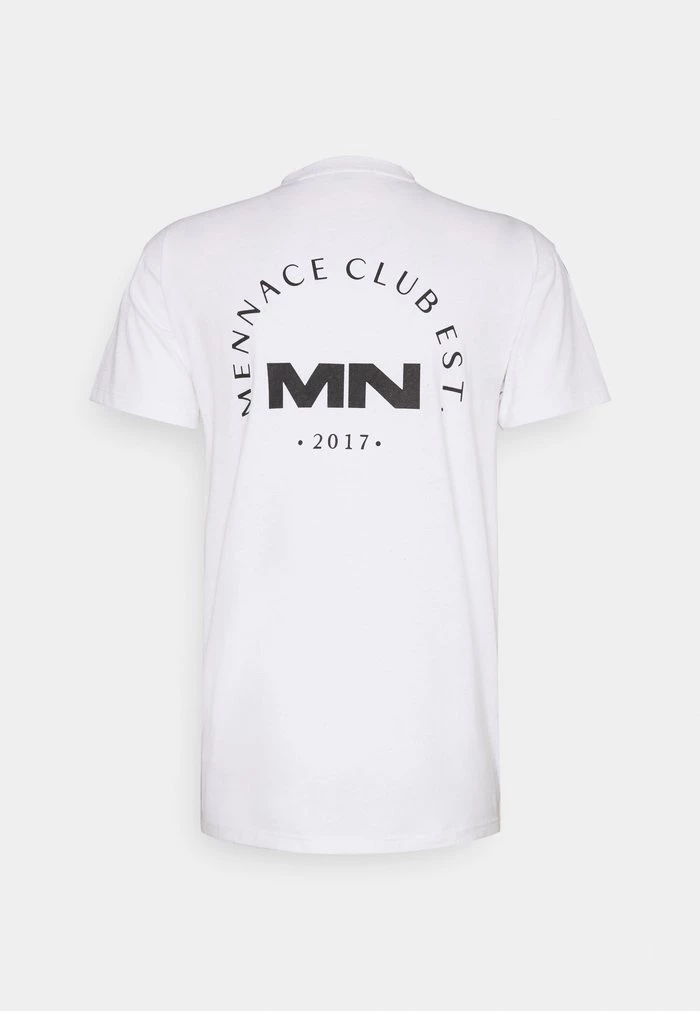 Mennace CLUB UNISEX - Print T-shirt - White 3 Mennace CLUB UNISEX - Print T-shirt - White