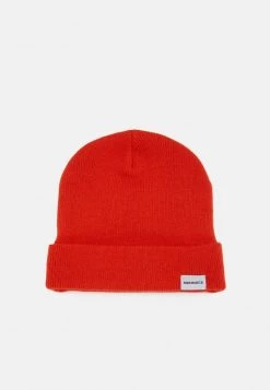 Mennace MINI ROLL BEANIE WITH TAB UNISEX - Beanie - Orange -Mennace Shop Online 5de1f22ef17e4fddacdc33f8fe0d9711