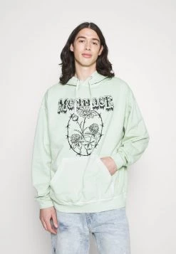 Mennace TATTOO HOODIE - Sweatshirt - Light Green