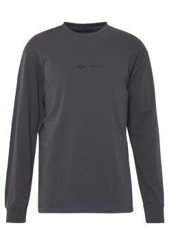 Mennace ESSENTIAL SIGNATURE TEE - Long Sleeved Top - Charcoal -Mennace Shop Online 5f271312d8ff4f0fa41a4546c840b404