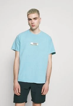 Mennace BREEZE RECEIPT REGULAR - Print T-shirt - Blue