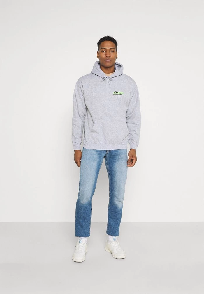 Mennace JAPAN OVERHEAD HOODIE - Zip-up Sweatshirt - Grey 4 Mennace JAPAN OVERHEAD HOODIE - Zip-up Sweatshirt - Grey - Image 2