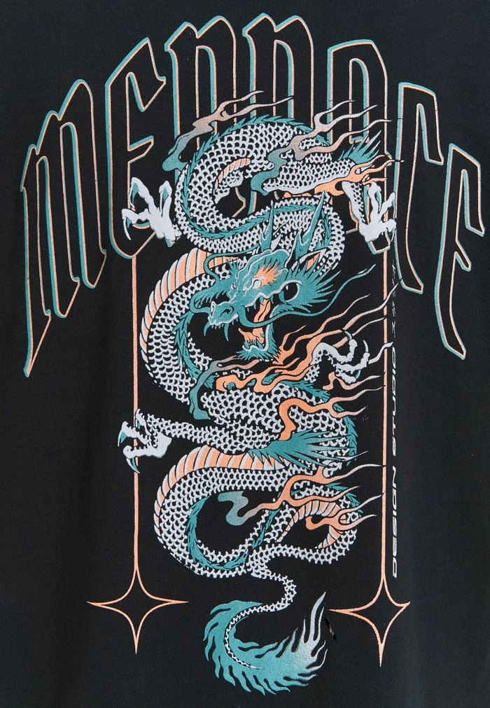 Mennace HAVANA DRAGON REGULAR - Print T-shirt - Black 9 Mennace HAVANA DRAGON REGULAR - Print T-shirt - Black - Image 7