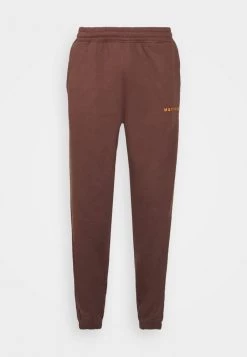 Mennace ESSENTIAL REGULAR JOGGER - Tracksuit Bottoms - Brown