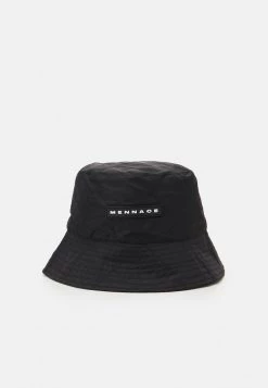 Mennace QUILTED BUCKET HAT UNISEX - Hat - Black